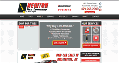 Desktop Screenshot of newtontire.net